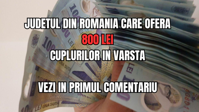 Primăria unui oraș din România le oferă 800 de lei cuplurilor care sărbătoresc 50 de ani de căsătorie. Până când au loc înscrierile la acest eveniment