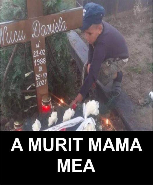 Trist! La doar 10 ani, Valentin a rămas fără mamă și își strigă durerea la mormântul său: ”A murit mama mea, a murit mama mea!”