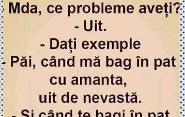 Râzi cu lacrimi: Bancul Zilei despre vizita unui bărbat însurat la iubită