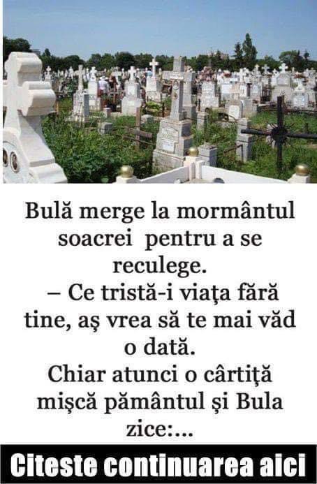 Bulă visează numărul 7. Se trezește buimac, se uită la ceas și vede ora 7:07. Continuarea e genială