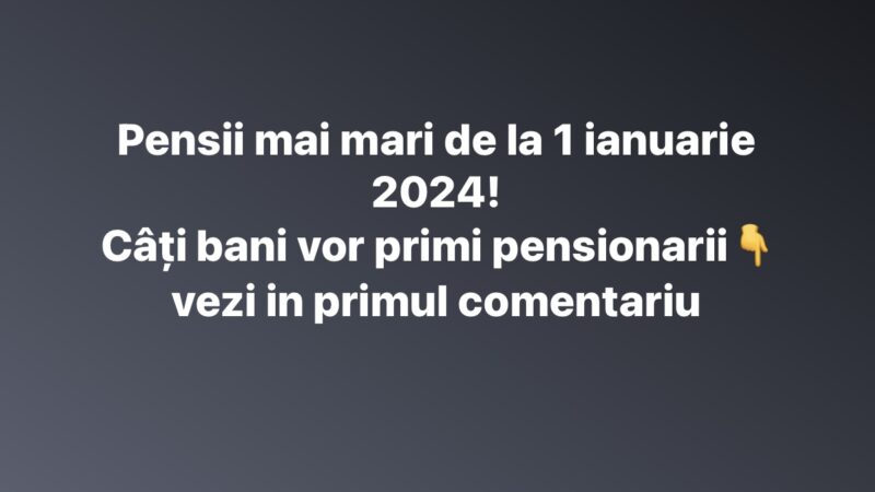 Vești bune pentru seniori Pensiile vor fi majorate în următoarea perioadă. Anunțul făcut de premierul României