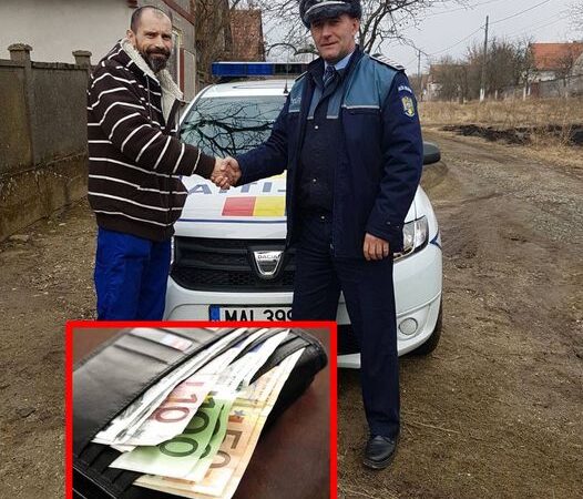 Un rrom din Arad a gasit pe strada un portofel urias plin avea in el 1.250 de euro dar l-a predat politiei.