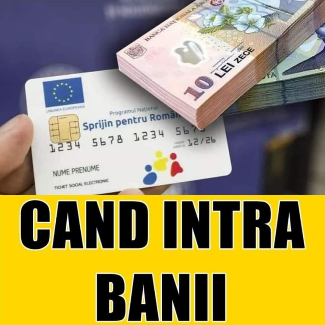 Vești bune pentru români 250 lei pe cardurile sociale