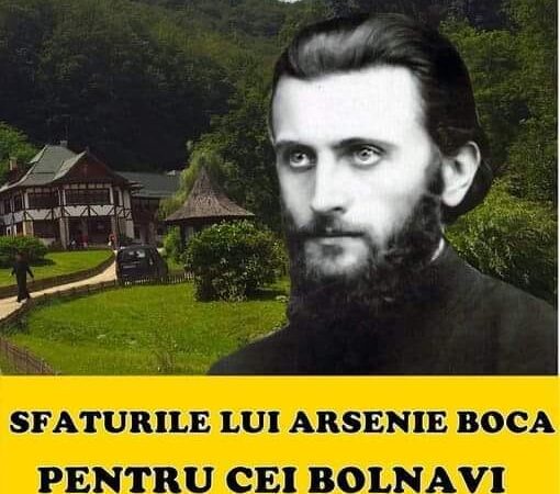 4 sfaturi de la Arsenie Boca pentru cei bolnavi Ma cine-i ingust la minte nu are leac nicaieri