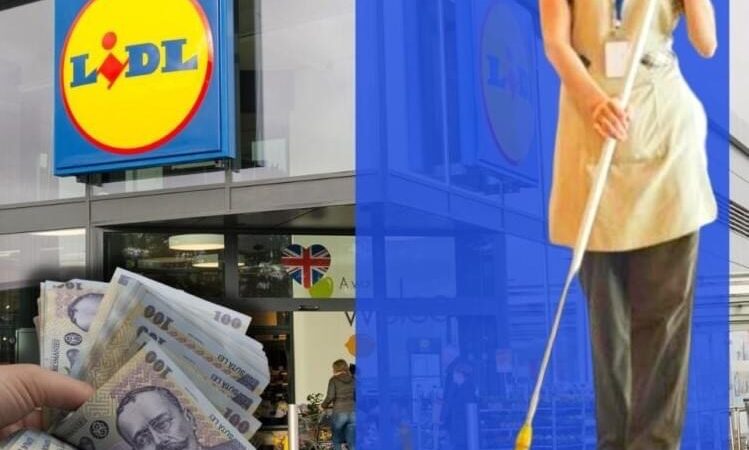 Salariul femeii de serviciu la Lidl 3.200 lei