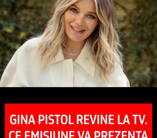 Gina Pistol revine la TV. Ce emisiune va prezenta blondina