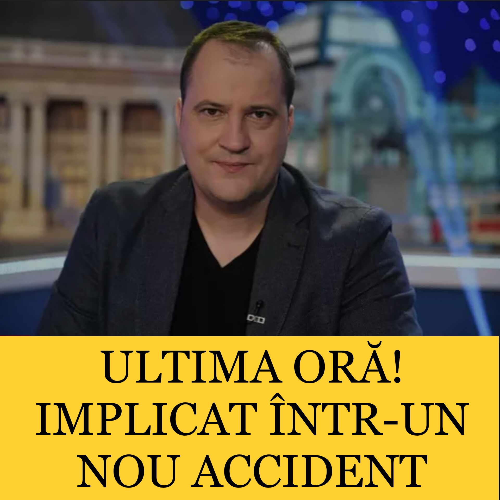 Șerban Huidu implicat într-un accident rutier în București