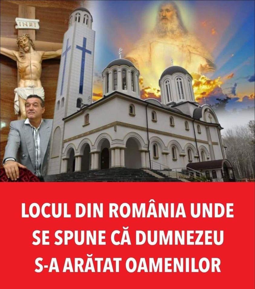 LOCUL DIN ROMÂNIA UNDE SE SPUNE CĂ DUMNEZEU S-A ARĂTAT OAMENILOR. GIGI BECALI A FINANȚAT CONSTRUIREA UNEI MĂNĂSTIRI ÎN ZONĂ