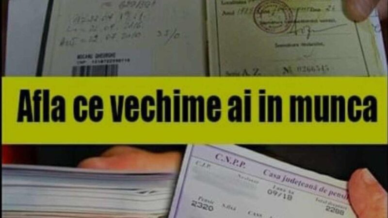 Cum verifici vechimea in munca si plata contributiilor pentru pensie