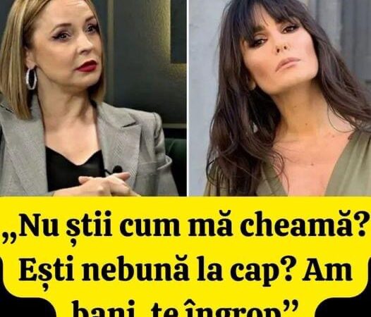 Andreea Marin dă de pământ cu Dana Budeanu Nu știi cum mă cheamă Ești nebună la cap Am bani te îngrop. Ce au divele de împărțit