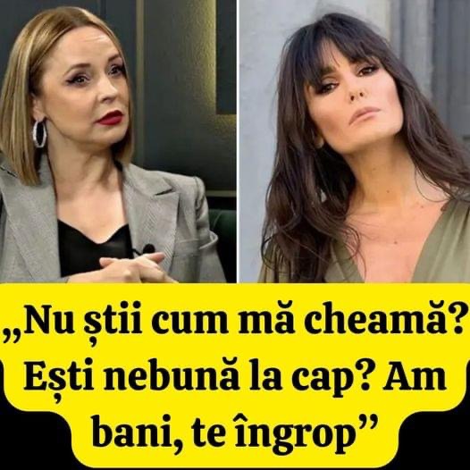 Andreea Marin dă de pământ cu Dana Budeanu Nu știi cum mă cheamă Ești nebună la cap Am bani te îngrop. Ce au divele de împărțit