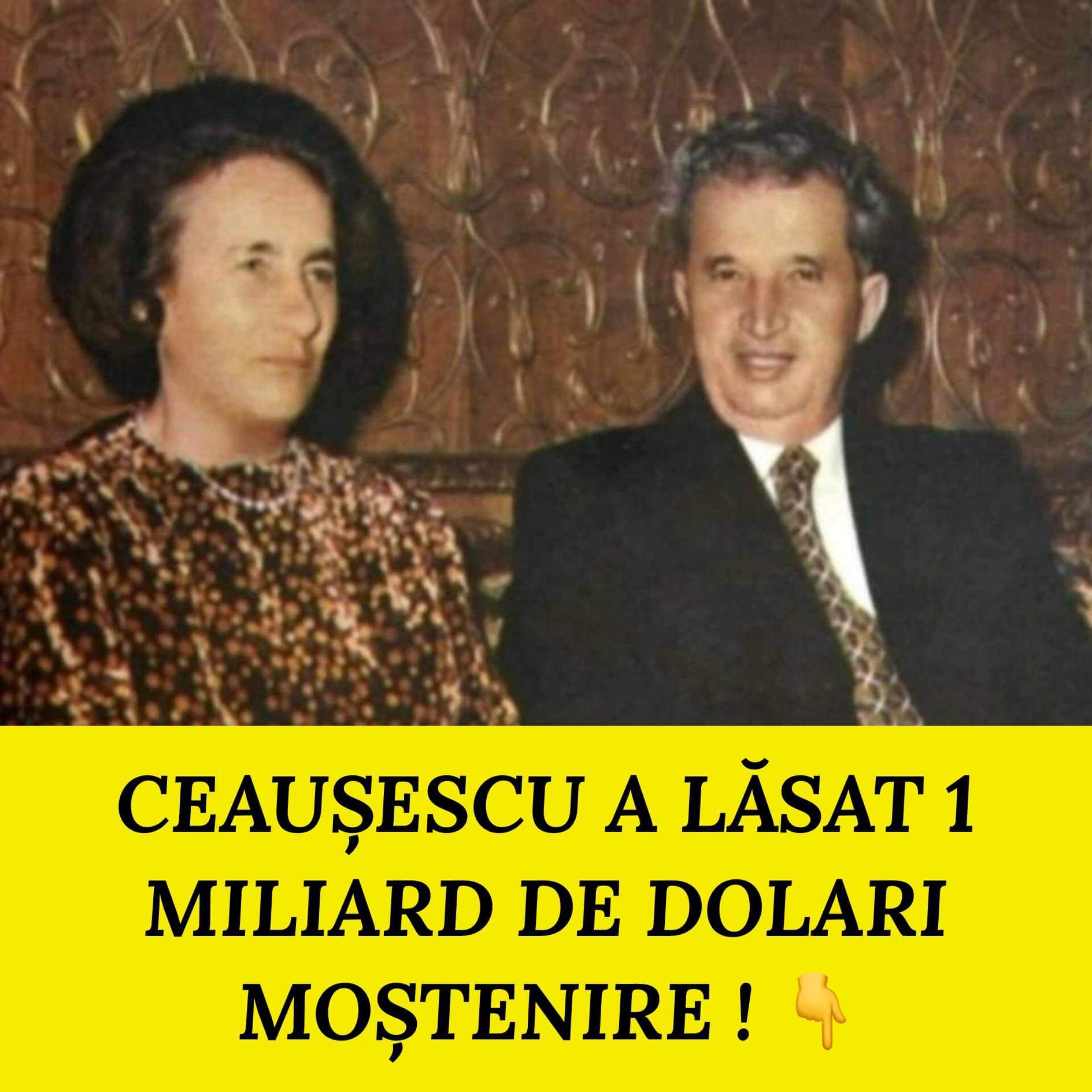 Ceausescu nu a lăsat țara pe zero  Unde a dispărut 1 miliard de dolari Banii destinați fondului monetar de ajutorare al țărilor arabe