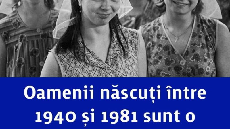 Generația noastră Binecuvântată și înțeleaptă