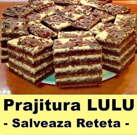 Prăjitura Lulu un desert deosebit  Este delicioasă și delicată salvează rețeta și fă-o cu prima ocazie