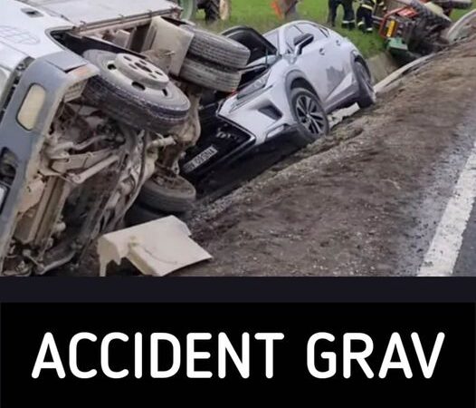 VIDEO Imagini dure de pe DN1 accident groaznic. Traficul oprit în urma carambolului