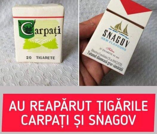 Țigările Carpați Și Snagov Din Nou Pe Piața Din România. Cine Le Fabrică Acum Și Cât Costă