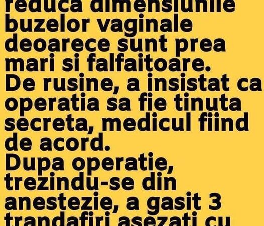 O femeie a apelat la un chirurg plastic sa-i reduca dimensiunile buzelor