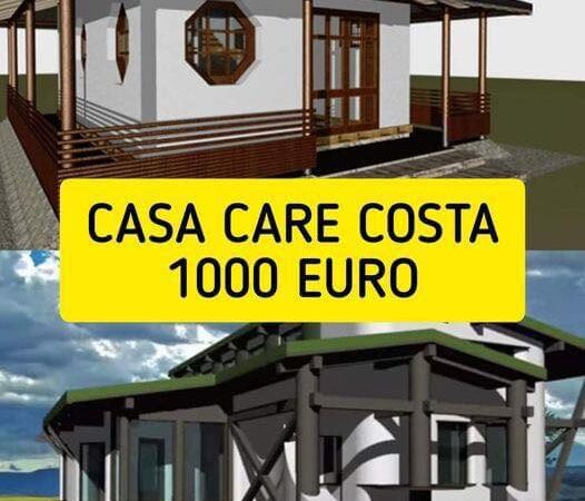 Casa care costa 1.000 euro exista si se face chiar in Romania