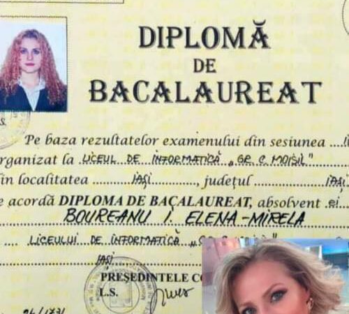 Ce note a luat Mirela Vaida la BAC. Prezentatoarea TV și-a publicat diploma pe rețelele de socializare