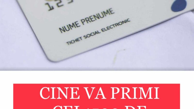 Se modifică limita de venit la cardurile pentru alimente. Cine va mai primi cei 1.500 lei