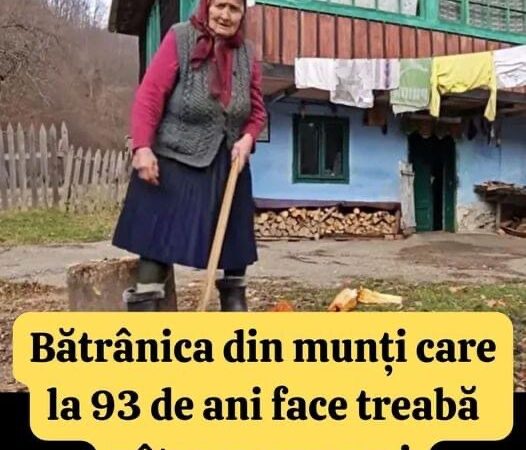 La 93 de ani le dă clasă tinerilor de 25. Bătrânica din ținutul Momârlanilor uimește cu pofta ei de viață.