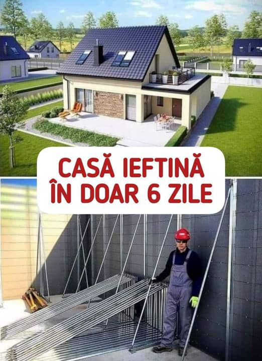 Un bărbat din Zalău a dat lovitura pe plan mondial Cum se construiește o casa în 6 zile