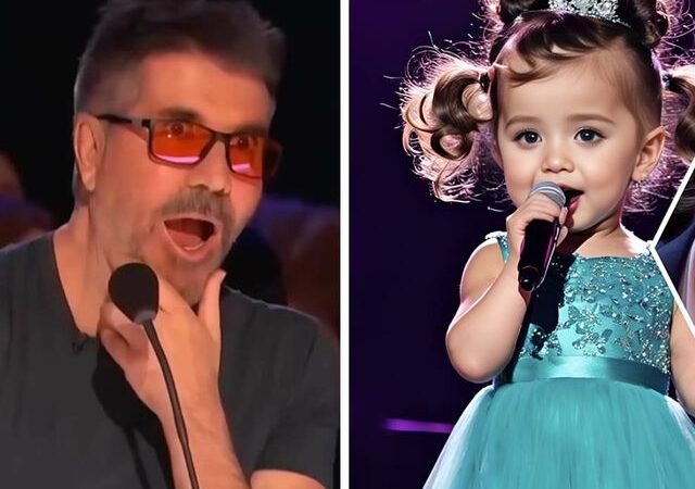 Nimeni nu mai văzuse așa ceva vreodată Simon Cowell a lăcrimat când fetița a început să cânte Întreaga audiență a rămas cu sufletul la gură.