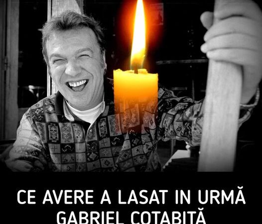 Ce avere a lăsat în urma sa Gabriel Cotabiță. Cine sunt cele trei fiice care îl vor moșteni pe artist