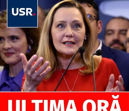 Partidul care anunță că o sprijină pe Elena Lasconi în turul 2 Facem apel la unitate pentru salvarea democrației românești