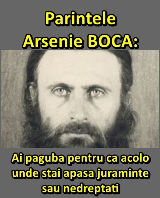 Ai pagubă pentru că acolo unde stai apasă jurăminte sau nedreptăți