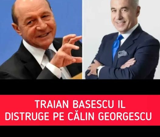 Traian Băsescu îl distruge pe Călin Georgescu Diferenţa între suveraniştii europeni şi Călin Georgescu este uriaşă. Ăsta e un şarlatan