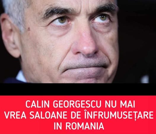 Călin Georgescu nu mai vrea saloane de înfrumusețare în România Ce Căprioarele se pensează