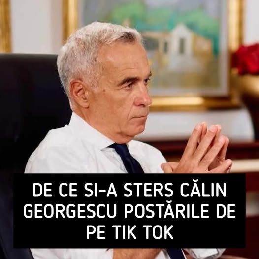 Călin Georgescu a luat o decizie neașteptată. Și-a șters postările de pe contul de TikTok