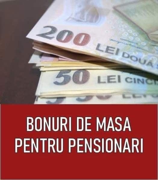 Peste 4.5 milioane de români vor primi bonuri de masă Dacă ești pensionar primești tichete de masă de 300 de lei De cand se dau