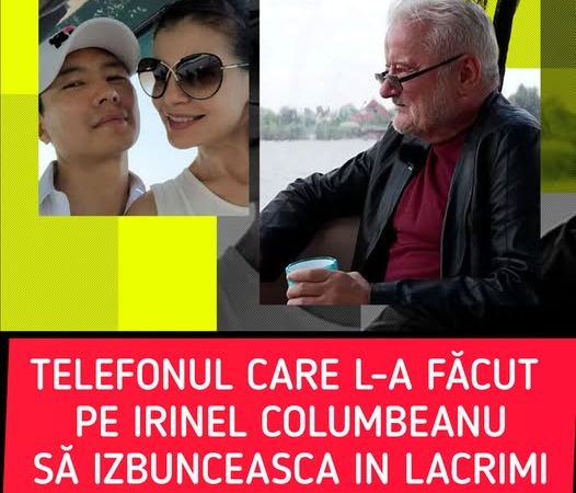 TELEFONUL CARE L-A FĂCUT PE IRINEL COLUMBEANU SĂ IZBUCNEASCĂ ÎN LACRIMI. L-A SUNAT MR. PINK ȘI I-A FĂCUT O OFERTĂ ȘOCANTĂ