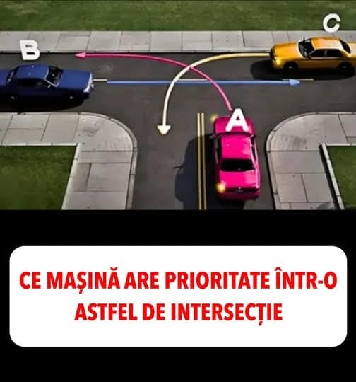 Ce mașină are prioritate într-o astfel de intersecție. Nu mulți șoferi știu care este răspunsul corect