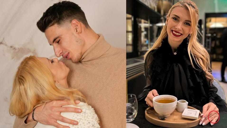 Andreea Bălan și Victor Cornea s-au logodit Internauții s-au bucurat la maxim când au văzut inelul pe degetul artistei