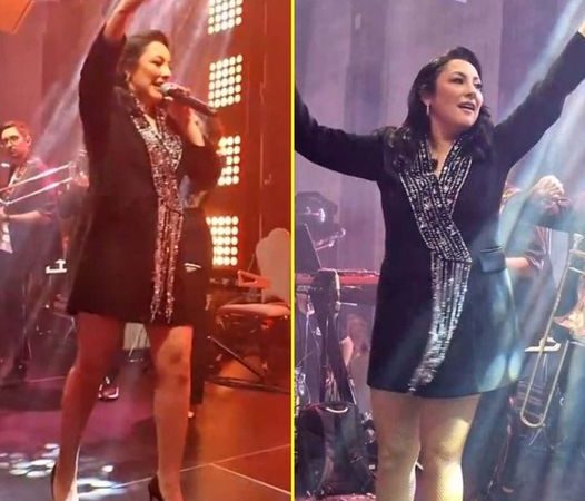 Andra Măruţă făcută praf de internauţi după ce s-a afişat aşa la un concert O să ajungi ca Gabriela Cristea mare te-ai făcut