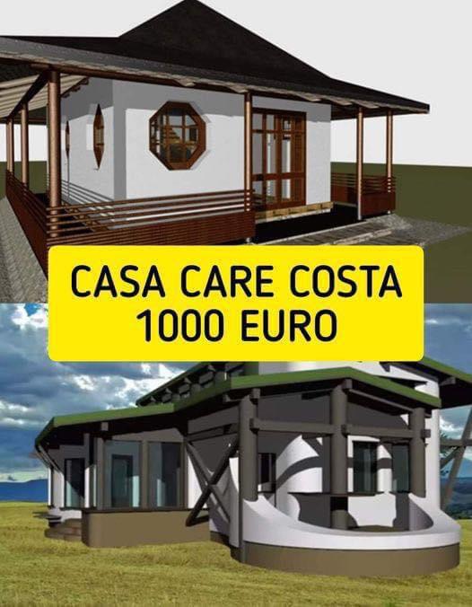 Casa care costa 1.000 euro exista si se face chiar in Romania