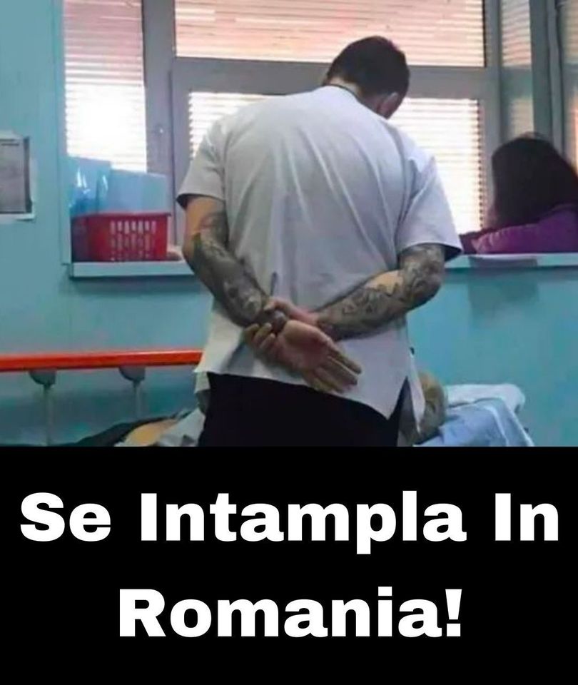 Se Intampla In Romania Un Medic Tanar Si Cu Tatuaje S-A Oprit In Dreptul Unui Batran Adus Cu Targa La Urgente.