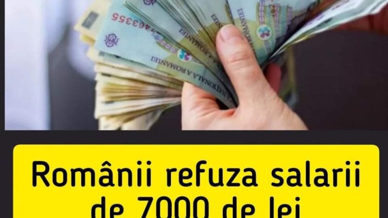 Românii care refuză salarii de 7.000 de lei. Angajatorii se plâng că nu mai au cu cine să muncească