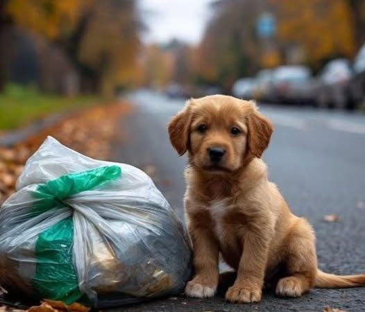 Cățelușul alerga curios în jurul unui sac vechi care zăcea pe marginea drumului. Sacul se mișca ciudat de parcă era ceva viu înăuntru.