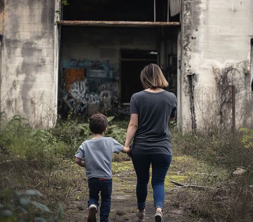 Bona fiului meu îl ducea în secret într-un subsol abandonat în fiecare zi  așa că i-am urmărit.