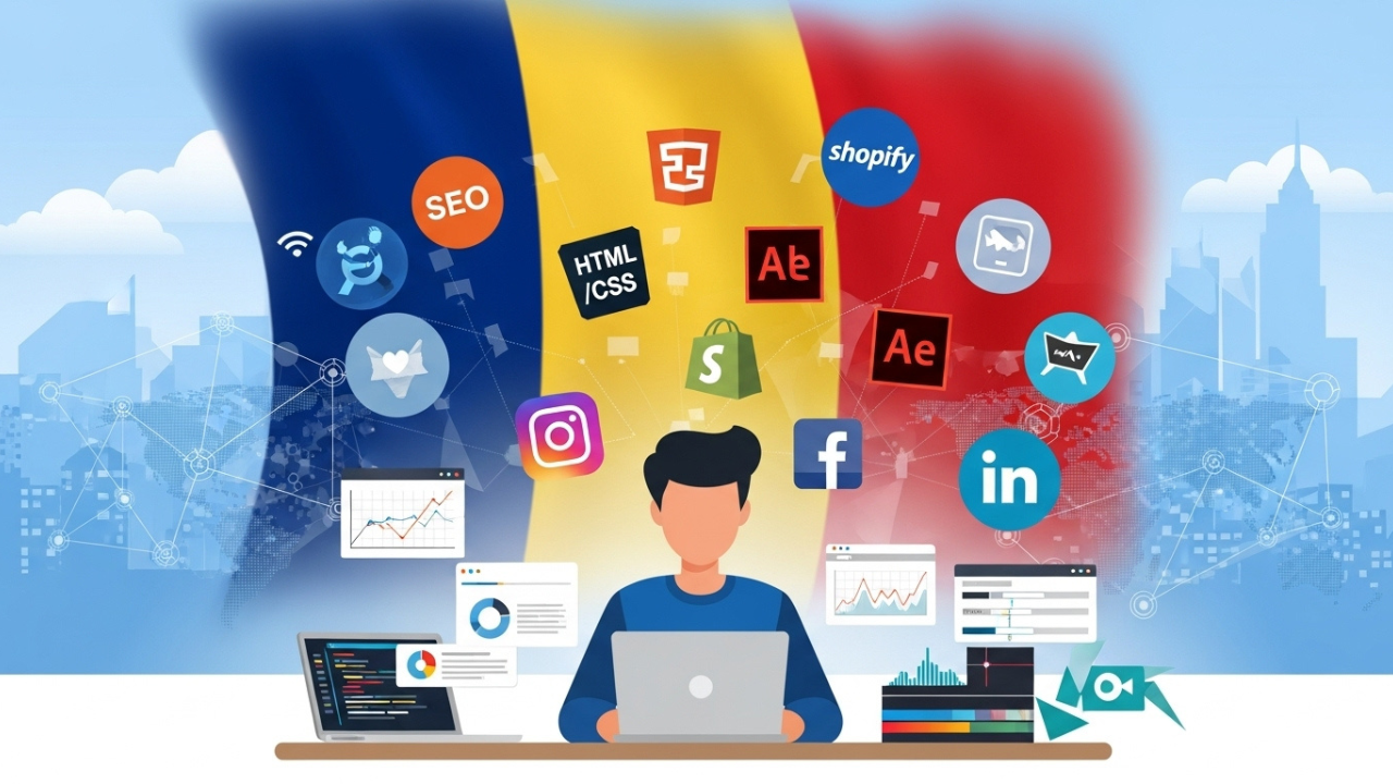 Best digital skills for Romanian freelancers