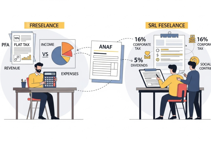 PFA vs SRL for freelancers Romania