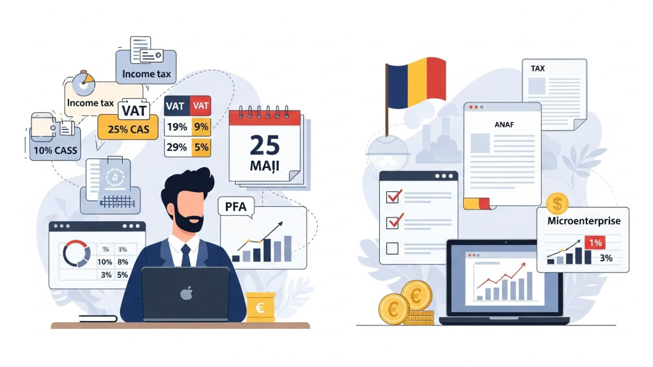 Taxes on freelance income in Romania