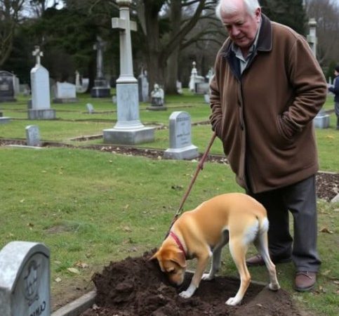 Un bătrân curăța la mormântul fiului său când câinele lui a început să sape ceva în pământ. Descoperirea a îngrozit întreg satul.