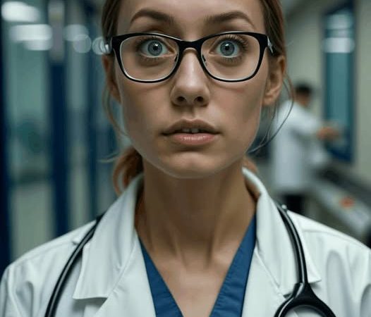 DOCTORIȚA L-A VĂZUT PE SOȚUL EICARE MURISE CU CÂȚIVA ANI ÎN URMĂÎNTINS PE MASA DE OPERAȚIE