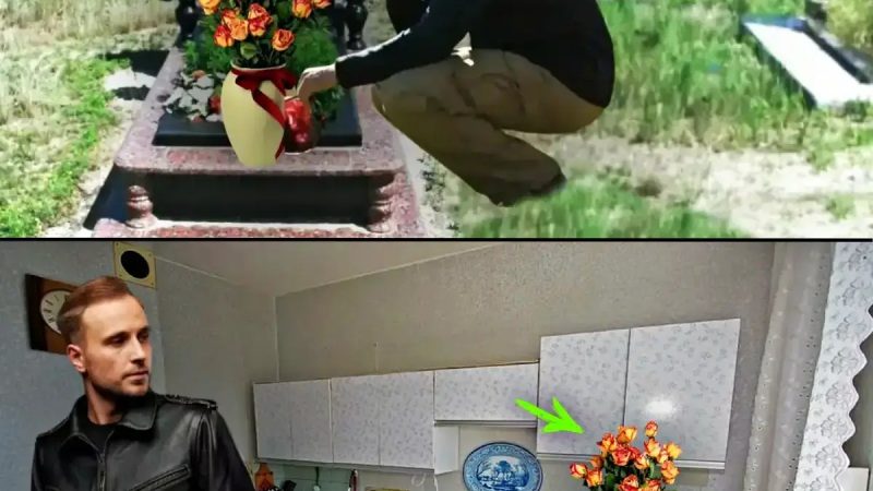 5 ani a plâns pentru soția decedată dar într-o zi intrând în bucătărie bărbatul A ÎNGHEȚAT văzând în vază florile pe care abia dimineață le dusese LA MORMÂNTUL EI
